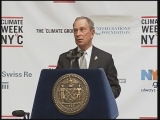 Selected frame from video story 
NEW YORK / BLOOMBERG CLIMATE CHANGE
	