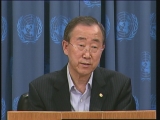 Selected frame from video story 
UN / BAN KI-MOON 
	