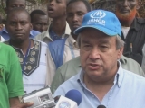 Selected frame from video story 
KENYA / GUTERRES
	