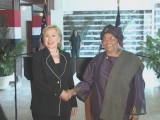 Selected frame from video story 
AFRICA / CLINTON WRAP
	