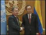 Selected frame from video story 
SWINE FLU / URIBE
	