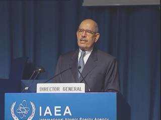 Selected frame from video story 
VIENNA / IAEA GENERAL CONFERENCE OPENER
	