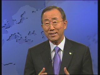 Selected frame from video story 
UN / BAN KI-MOON
	