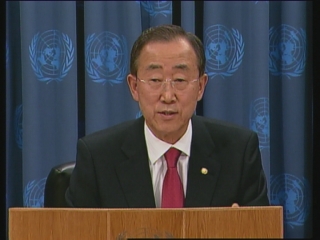 Selected frame from video story 
UN / BAN KI-MOON
	