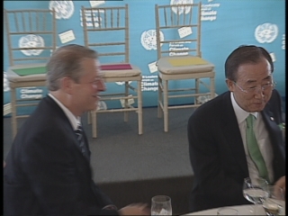 Selected frame from video story 
UN / CLIMATE CHANGE WRAP #2
	
