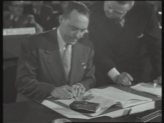 Selected frame from video story 
UN / 60TH ANNIVERSARY OF GENEVA CONVENTION   
	