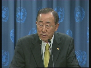 Selected frame from video story 
UN/ BAN KI-MOON  
	