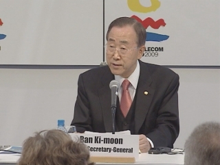 Selected frame from video story 
GENEVA / PAKISTAN BAN KI-MOON 
	