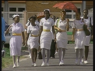Selected frame from video story 
GUYANA / NURSING SHORTAGE
	
