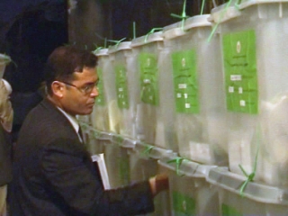 Selected frame from video story 
AFGHANISTAN / ELECTION FRAUD
	