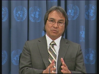 Selected frame from video story 
UN / HUMAN RIGHTS INDIGENOUS
	