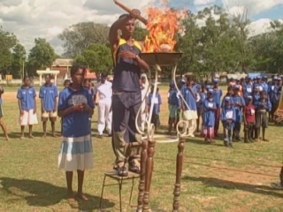 Selected frame from video story 
SRI LANKA / DISABLED CHILDREN SPORT
	
