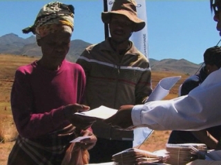 Selected frame from video story 
LESOTHO / CHILD CASH GRANTS 
	