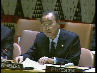 Selected frame from video story 
UN / GLOBAL RECESSION
	