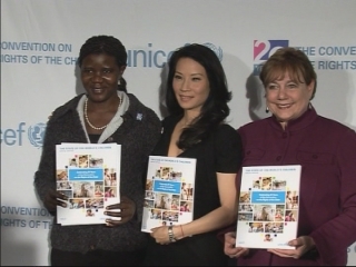 Selected frame from video story 
UN / STATE OF THE WORLD'S CHILDREN REPORT LAUNCH
	