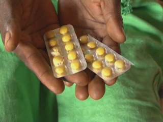 Selected frame from video story 
CAMEROON / AIDS
	