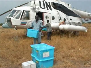 Selected frame from video story 
SUDAN / ELECTION PREPS
	