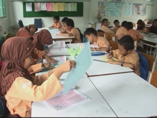 Selected frame from video story 
INDONESIA / TSUNAMI +5 EDUCATION
	