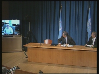Selected frame from video story 
UN / HAITI UPDATE 
	