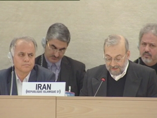 Selected frame from video story 
GENEVA / IRAN HRC  
	