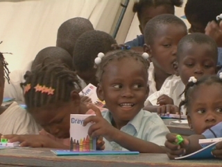 Selected frame from video story 
 HAITI / EDUCATION 
	