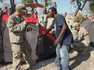 Selected frame from video story 
HAITI / SHELTER
	