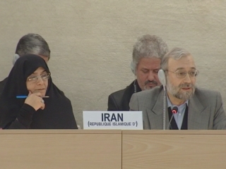 Selected frame from video story 
GENEVA / IRAN HRC REPORT
	