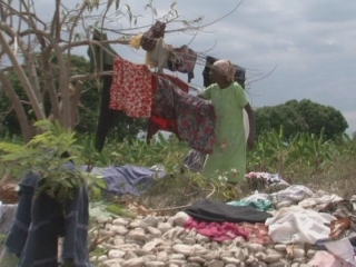 Selected frame from video story 
HAITI / RESETTLEMENT
	