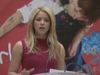 Selected frame from video story 
WASHINGTON DC / SHAKIRA
	