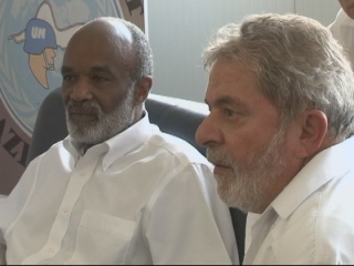 Selected frame from video story 
HAITI / LULA WRAP
	